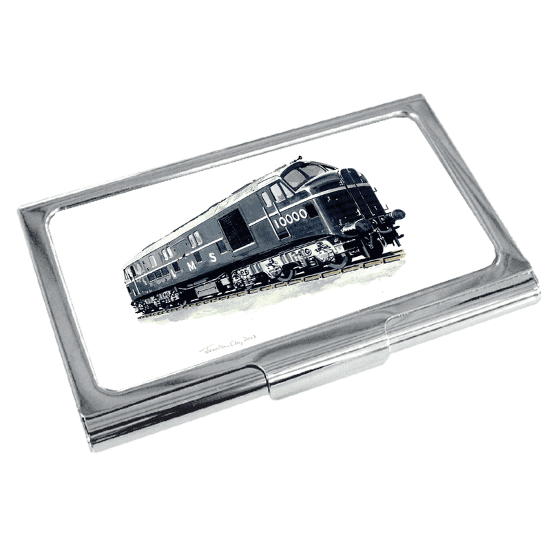 Ex LMS Prototype Co-Co Diesel Locomotive No.10000 - LMS Black Livery Business Card Holder