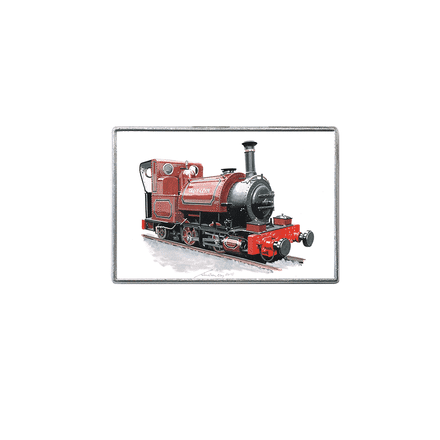 Fletcher Jennings 0-4-0T No.2 Dolgoch (original red livery 2015) Fridge Magnet