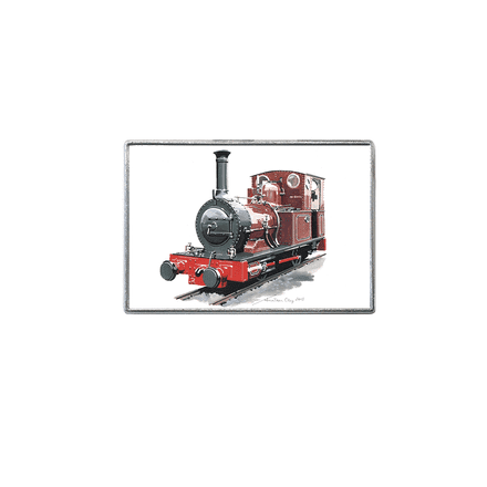 Fletcher Jennings 0-4-2ST No.1 Talyllyn (original red livery 2015) Fridge Magnet