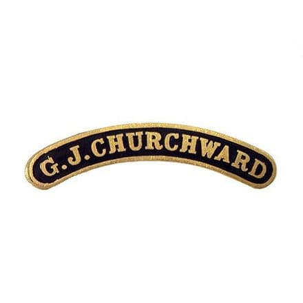 G.J. Churchward Locomotive Nameplate Badge