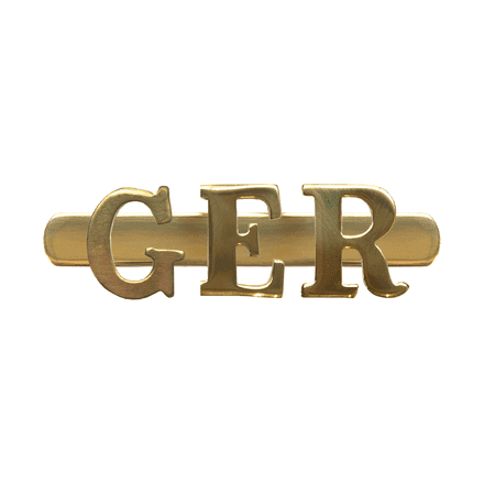 GER - Great Eastern Railway Brass Cap Badge