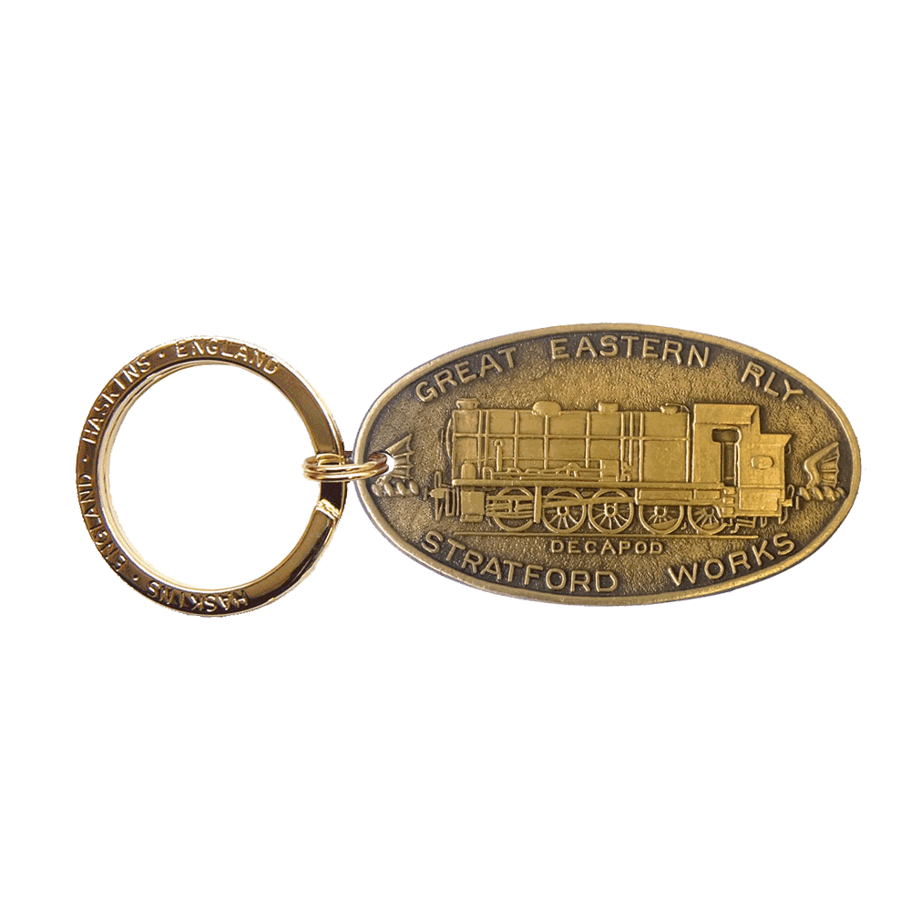 Railroad Key Ring Great Eastern Railway Key Ring