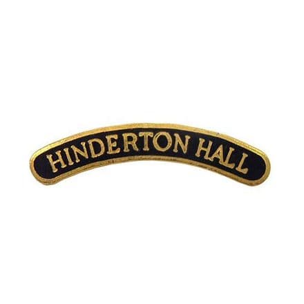 Hinderton Hall Locomotive Nameplate Badge