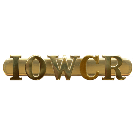 IOWCR - Isle of Wight Central Railway Brass Cap Badge