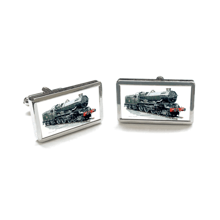 King Class 4-6-0 No.6000 King George V (BR Livery) Cuff Links
