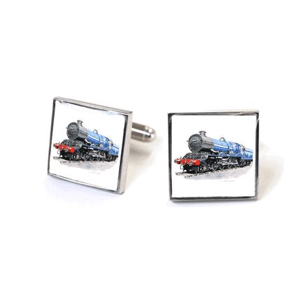 King Class 4-6-0 No.6023 King Edward II (BR Blue) Cuff Links