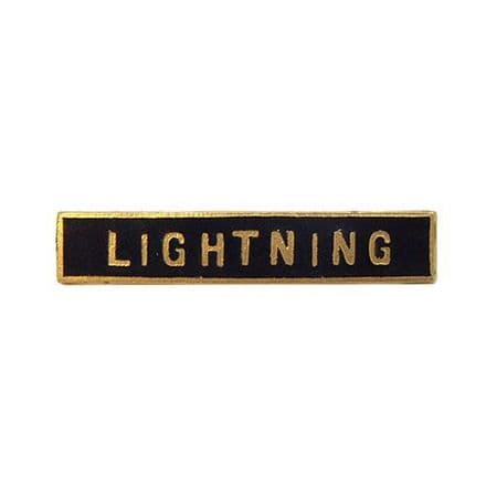 Lightning Locomotive Nameplate Badge