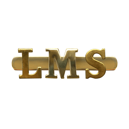 LMS - London, Midland and Scottish Railway Brass Cap Badge