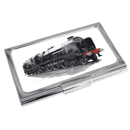 LMS ‘Turbomotive’ 4-6-2 No.46202 (BR Black livery) Business Card Holder