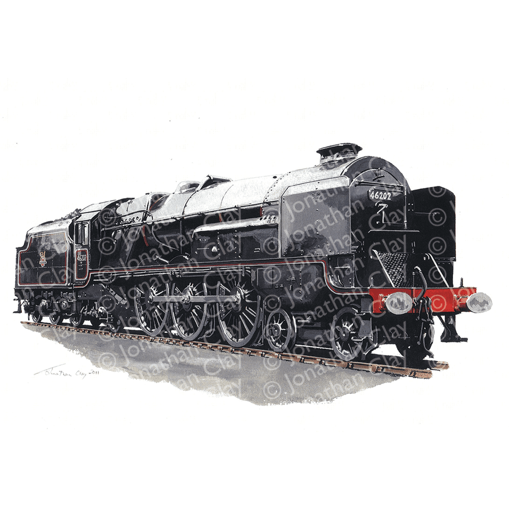 LMS Turbomotive 4-6-2 No 46202 BR Black livery Mug