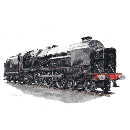 LMS ‘Turbomotive’ 4-6-2 No.46202 (BR Black livery) Mug