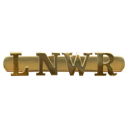 LNWR - London and North Western Railway Brass Cap Badge