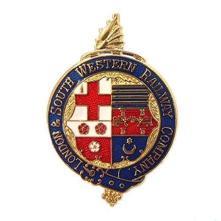 London and South Western Railway (LSWR) Coat Of Arms Collectors Badge