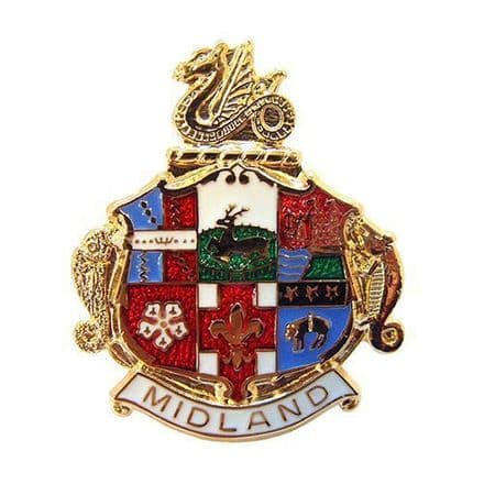 Midland Railway Coat of Arms Collectors Badge