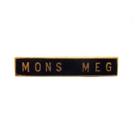 Mons Meg Locomotive Nameplate Badge