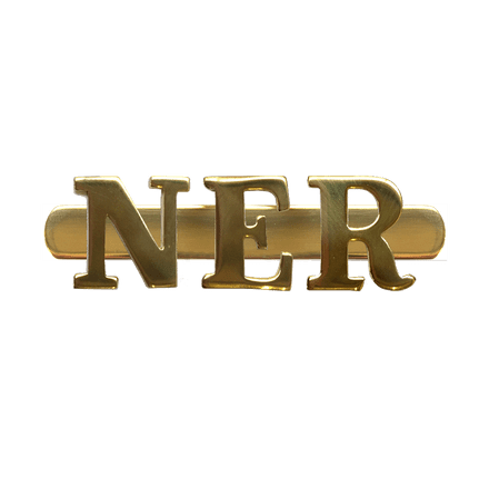 NER- North Eastern Railway Brass Cap Badge