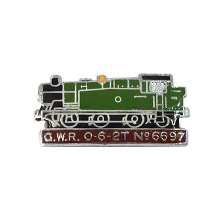 No.6697 0-6-2T Locomotive Badge
