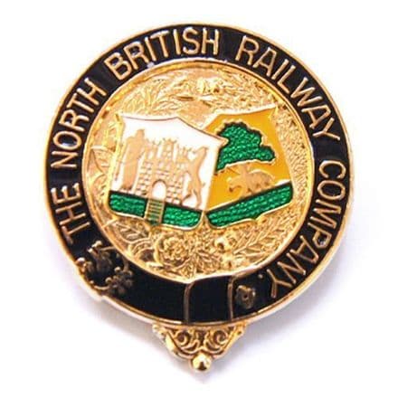 North British Railway Coat Of Arms Collectors Badge