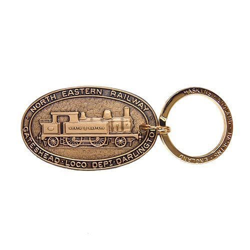 Railroad Key Ring North Eastern Railway Key Ring