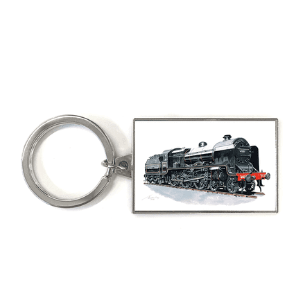 Patriot Class 4-6-0 No. 45551 The Unknown Warrior (BR Black) Key Ring