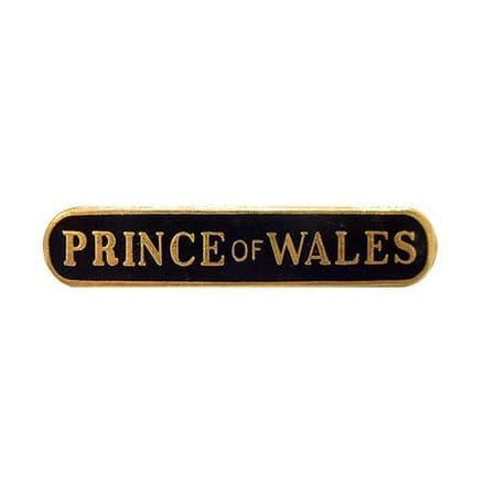Prince of Wales Locomotive Nameplate Badge