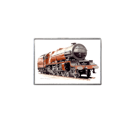Princess Class 8P 4-6-2 No.6201 Princess Elizabeth (LMS Maroon) Fridge Magnet