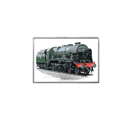 Rebuilt Royal Scot Class 4-6-0 No.46100 Royal Scot. (BR Green) Fridge Magnet