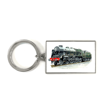 Rebuilt Royal Scot Class 4-6-0 No.46115 Scots Guardsman Key Ring