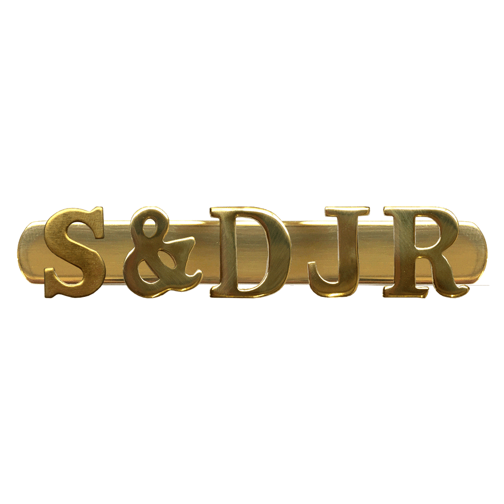 S&DJR - Somerset and Dorset Joint Railway Brass Cap Badge