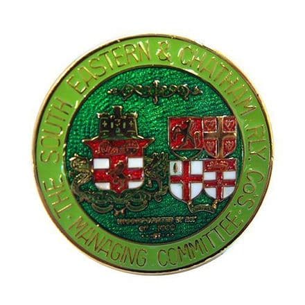 South Eastern and Chatham Railway (SECR) Coat of Arms Collectors Badge