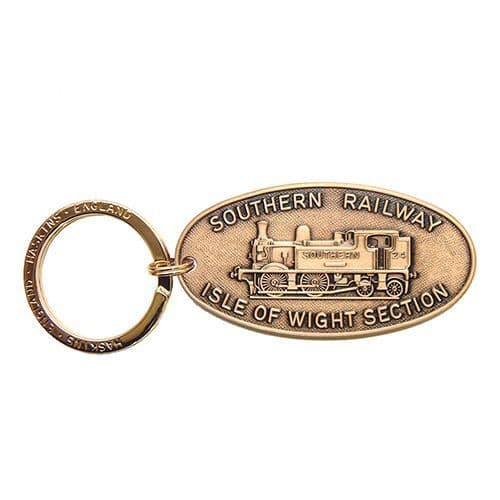 Railroad Key Ring Southern Railway Isle of White Section Key Ring