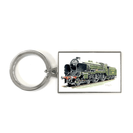 SR Schools Class V 4-4-0 No.928 Stowe (SR Olive Green) Key Ring
