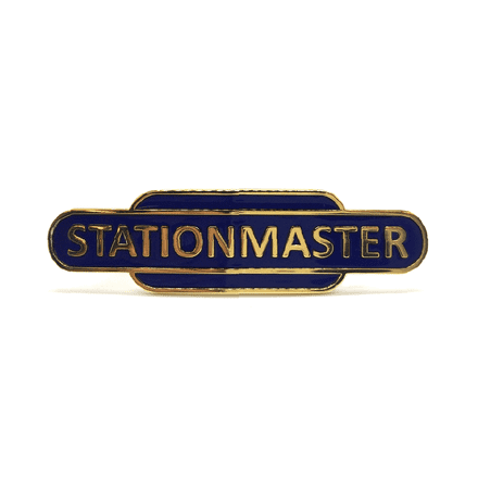 Stationmaster British Railways Totem Cap Badge - All Regions