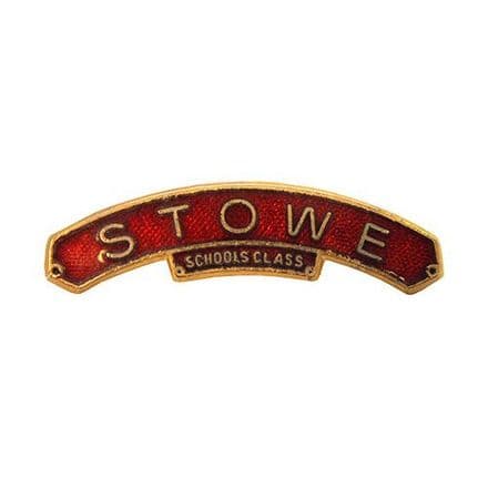 Stowe Locomotive Nameplate Badge