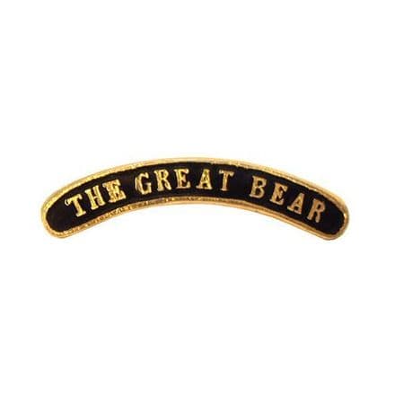 The Great Bear Locomotive Nameplate Badge