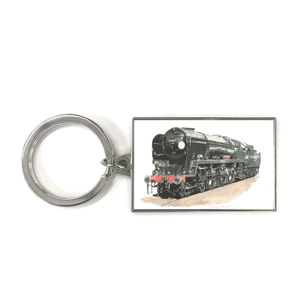 West Country Class 4-6-2 No. 34027 Taw Valley (Rebuilt BR Green) Key Ring