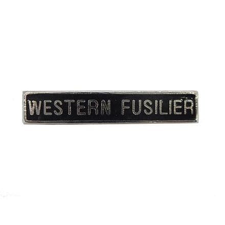Western Fusilier Locomotive Nameplate Badge