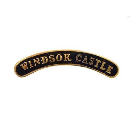 Windsor Castle Locomotive Nameplate Badge