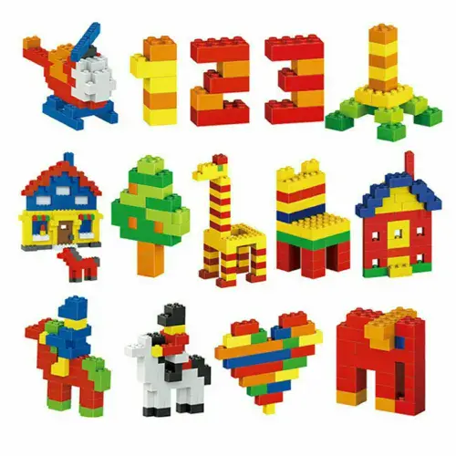 1000 PC Children diy Creative Bricks Colour Building Blocks
