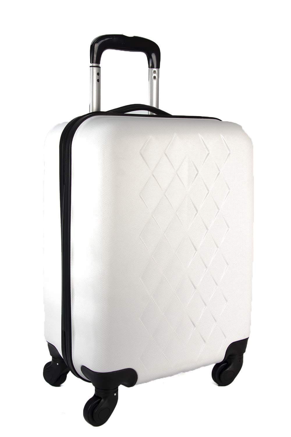 white cabin suitcase