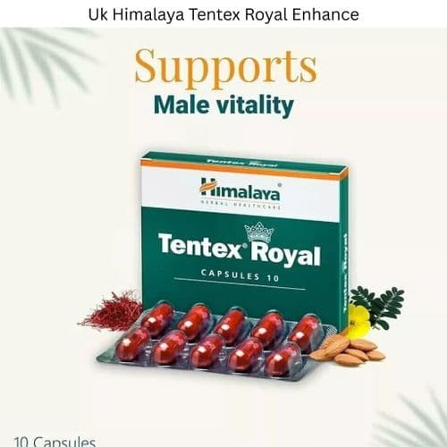 Himalaya Tentex Royal – Natural Male Performance Support | Boost Blood Flow & Stamina | UK Stock