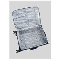 IT Luggage Trulite Navy Cabin Suitcase – Lightweight Softshell 55cm