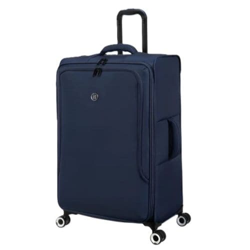 IT Luggage Trulite Navy Cabin Suitcase – Lightweight Softshell 55cm