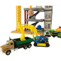 Matchbox Downtown Demolition Play set Construction Site & Vehicles