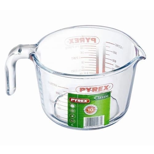 Pyrex Classic Measuring Jug 1ltr Glass Measuring Jug Cooking Baking