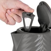 Russell Hobbs Groove Electric 1.7L Cordless  Grey Kettle