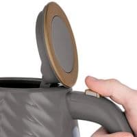 Russell Hobbs Groove Electric 1.7L Cordless  Grey Kettle