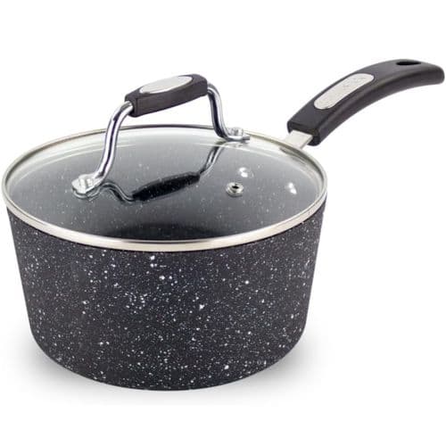 Scoville Neverstick 18cm Saucepan with Lid, Non-Stick Saucepan