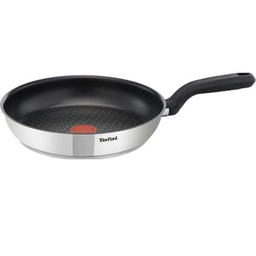 Tefal Comfort Max, Induction Frying Pan, Stainless Steel, Non Stick, 30 cm