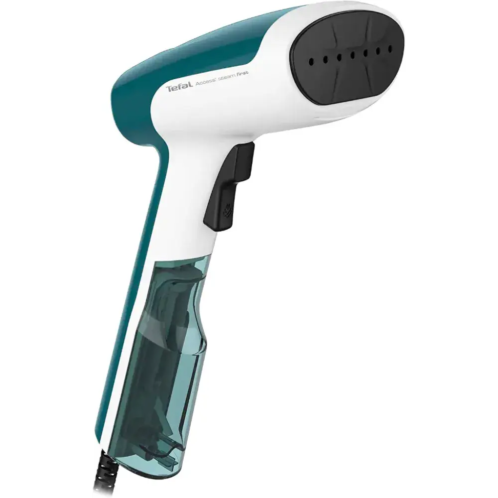 Tefal DT6131 Garment Steamer, 1300 W, Blue/White lightweight 15 sec heat-up